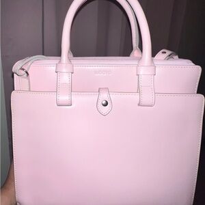 Lodis Light Pink Leather Bag